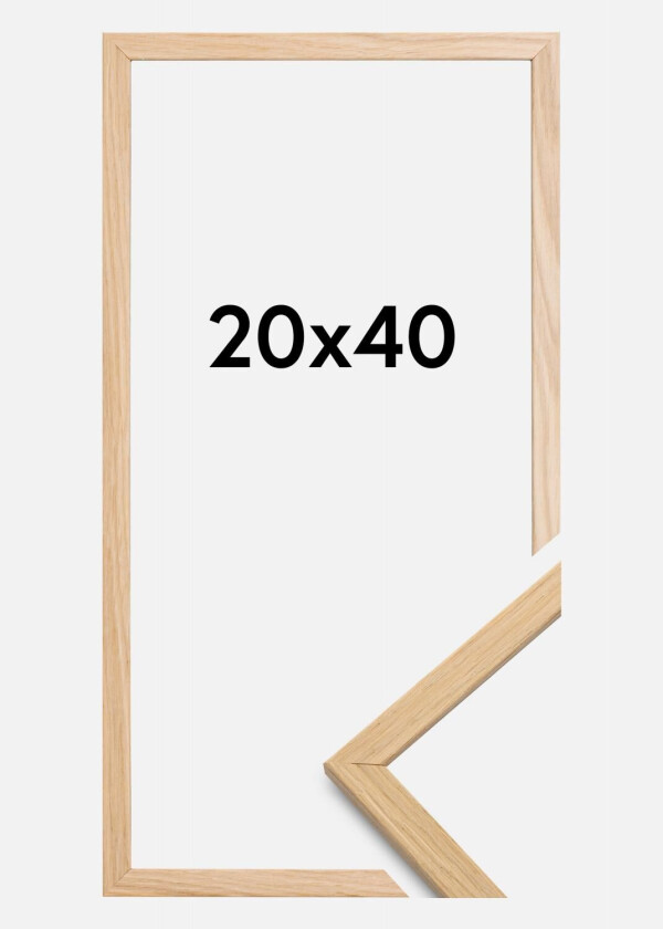 Ramme Edsbyn Akrylglass Eik 20x40 Cm