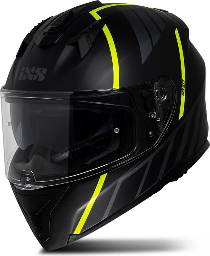 Helhjelm 217 2.0 Mattsvart Gul Fluo