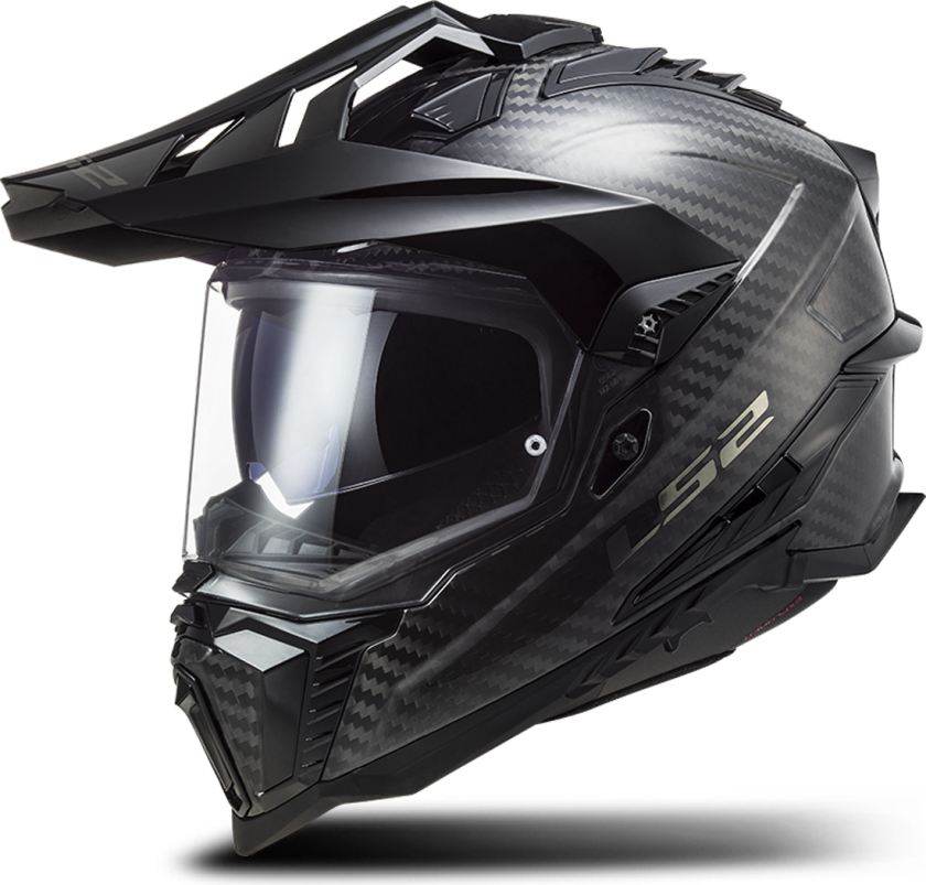 Adventurehjelm MX701 C EXPLORER Blank-Karbon
