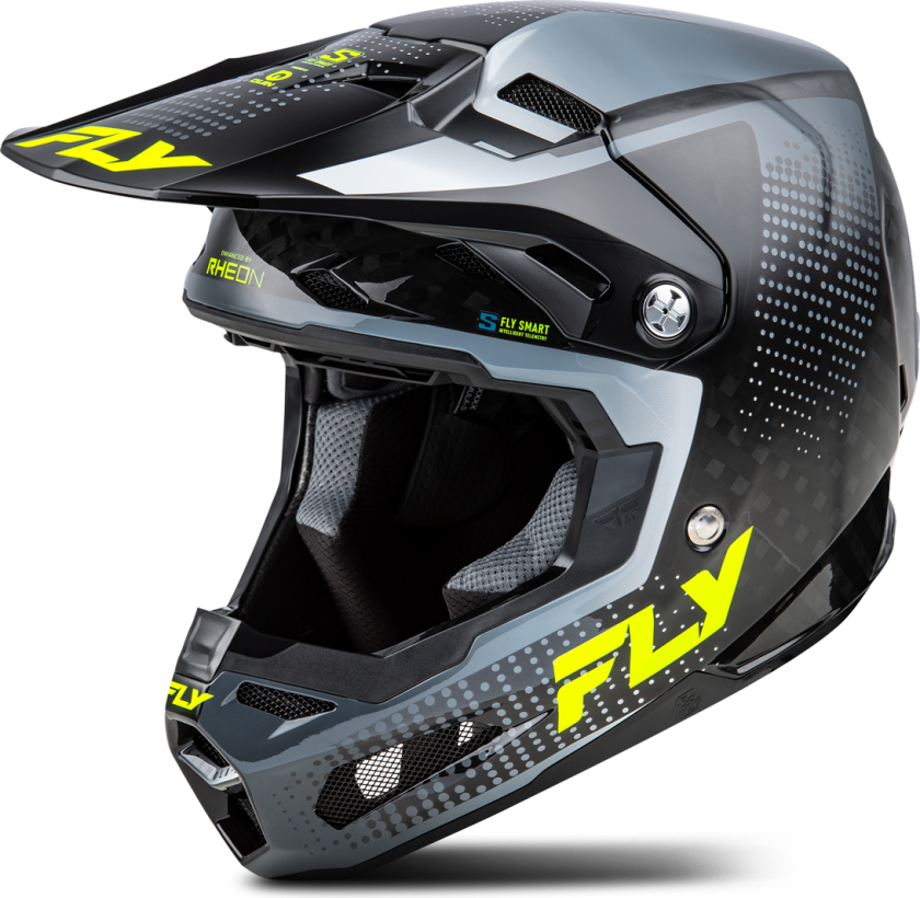 Crosshjelm Formula S Protocol Karbon-Grå-Hi-Vis