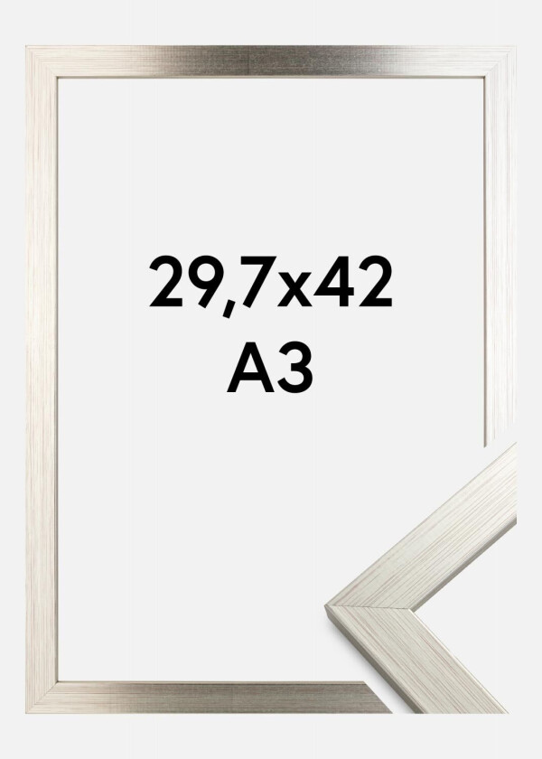 Ramme Silver Wood 29,7x42 Cm (A3)