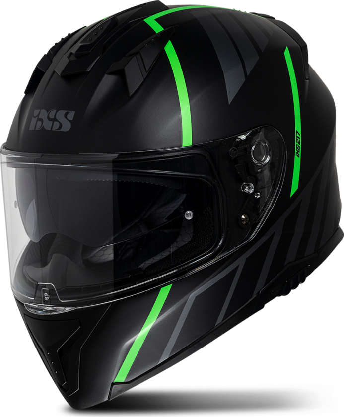 Helhjelm 217 2.0 Svart Mattgrønn Fluo