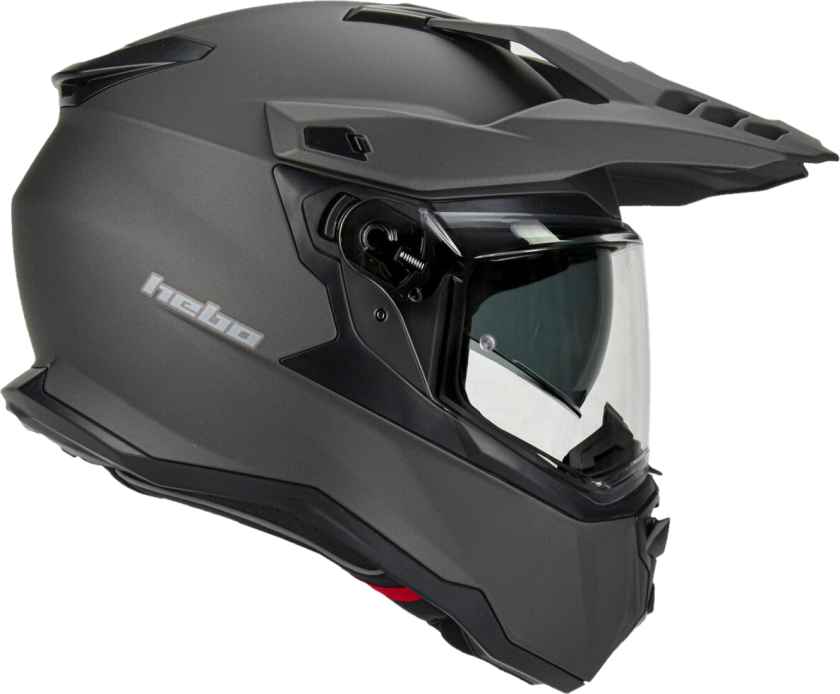 Hebo Adventurehjelm XP-22 Transam Matt Titanium