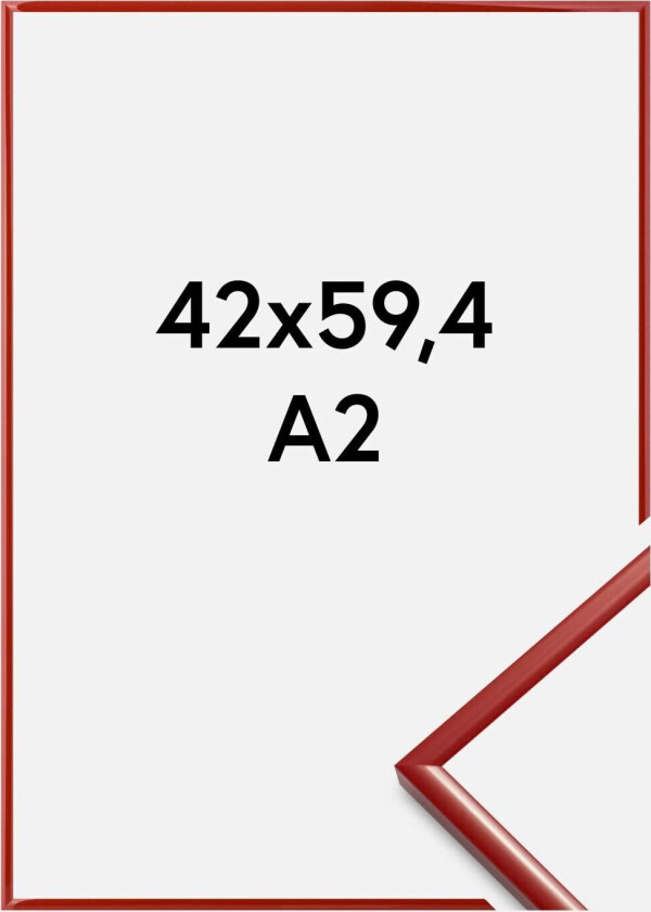 Ramme New Lifestyle Akrylglass Rød 42x59,4 Cm (A2)