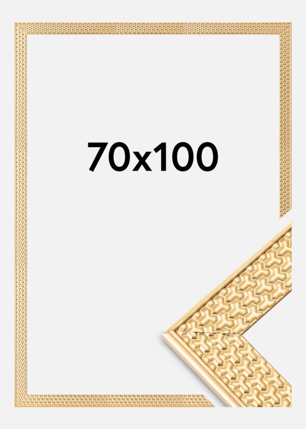 Ramme Grace Akrylglass Gull 70x100 Cm