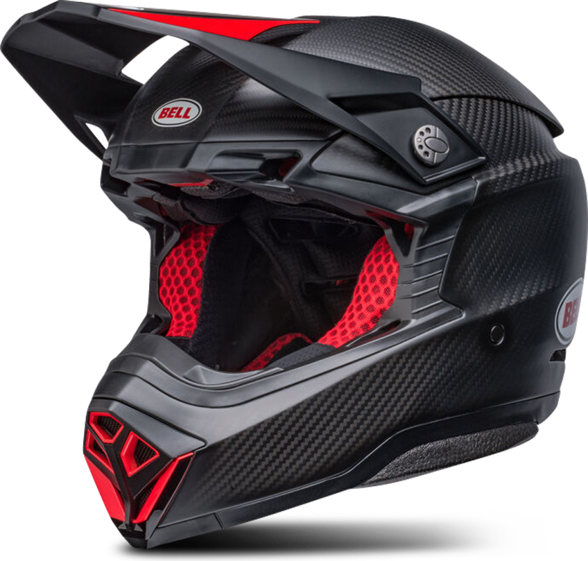 BELL Crosshjelm Moto-10 Spherical Svart-Rød