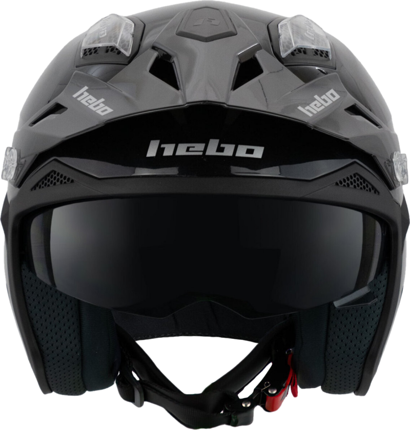 Hebo Trialhjelm Zone 5 Monocolor Blank Svart