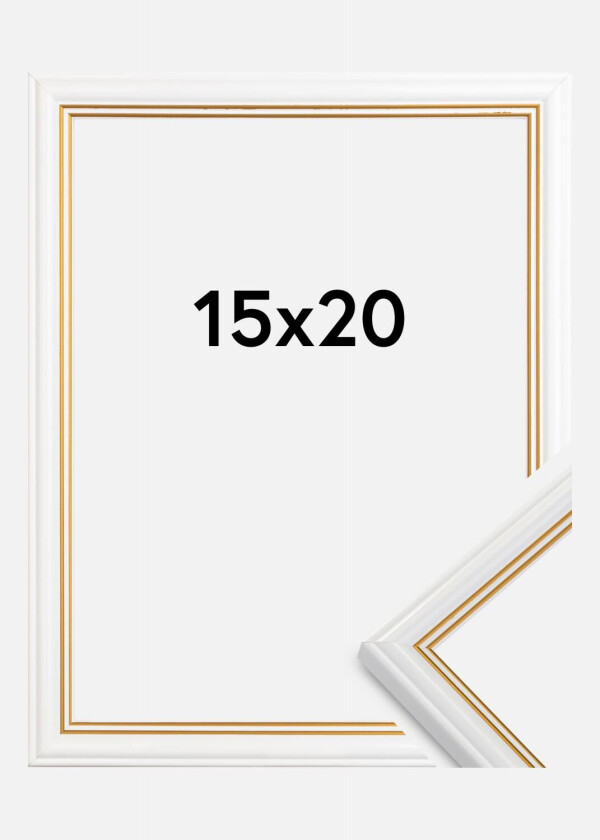 Ramme Classic Hvit 15x20 Cm