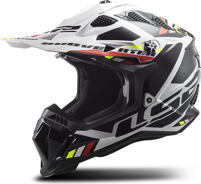 Crosshjelm MX700 SUBVERTER Stomp Hvit-Svart