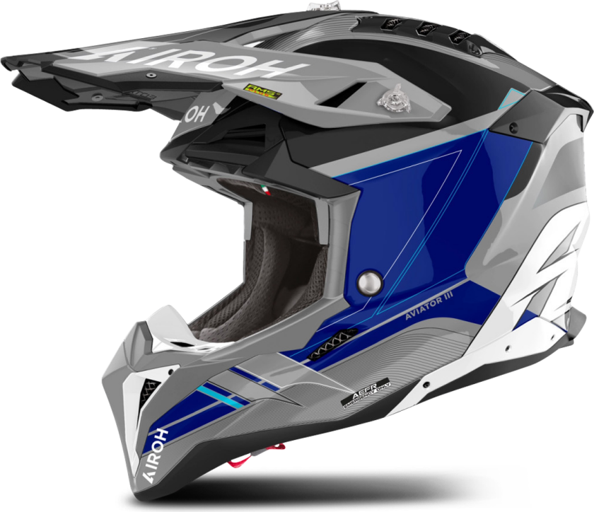 Crosshjelm Aviator 3 Saber Blå Blank
