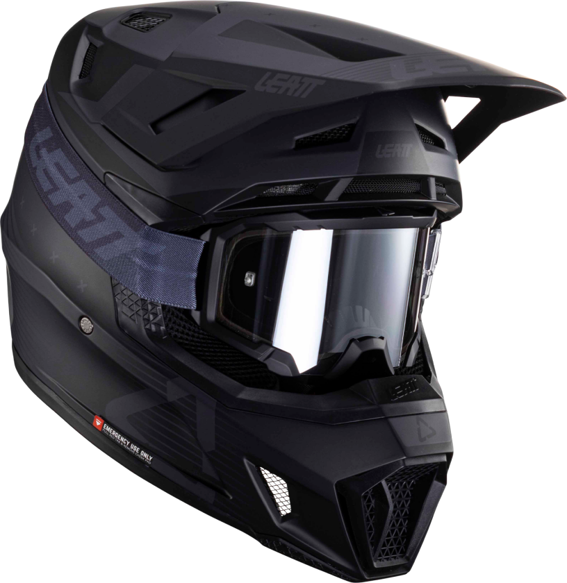 Crosshjelm og Briller Sett Kit Moto 7.5 V24 Stealth