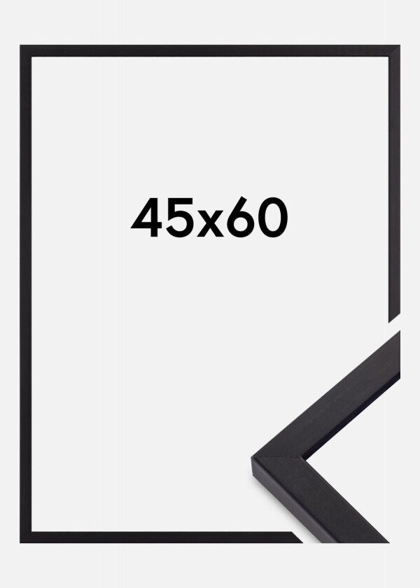 Ramme Torrance Matt Antirefleksglass Svart 45x60 Cm