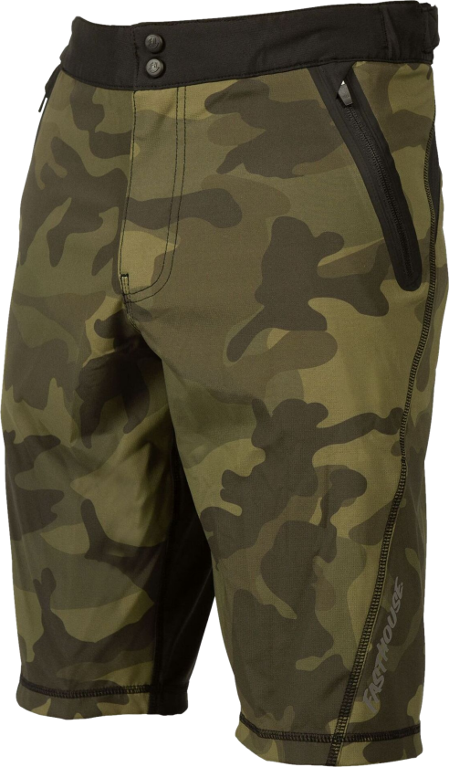 MTB-Shorts Crossline 2.0 Kamuflasje