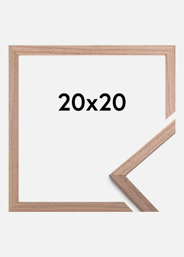 Ramme Edsbyn Lys Valnøtt 20x20 Cm