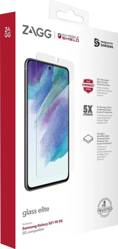 Zagg Invisibleshield Glass Elite+ Samsung Galaxy S21 Fe
