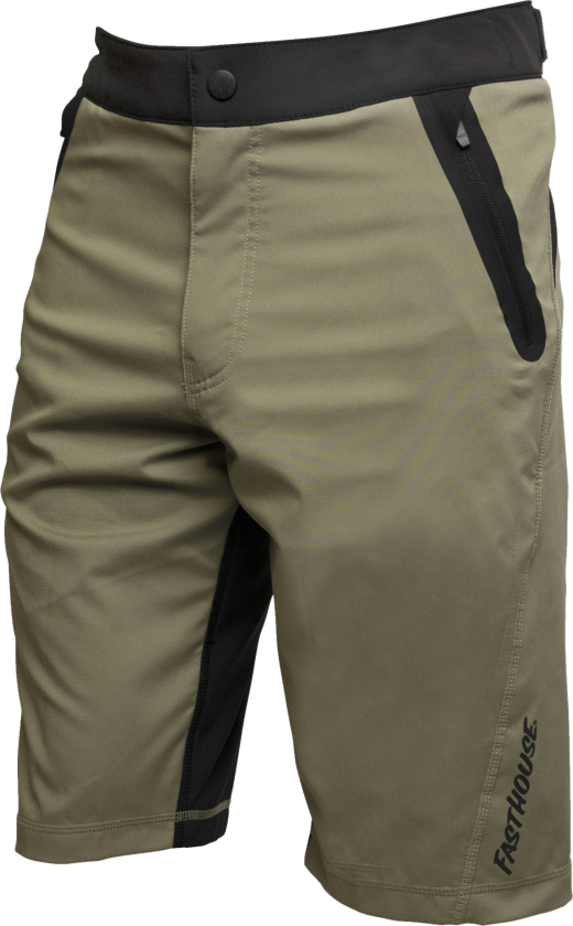 MTB-Shorts Crossline 2.0 Støv Oliven