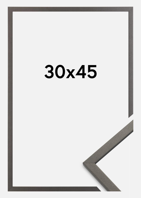 Ramme Edsbyn Akrylglass Grafitt 30x45 Cm