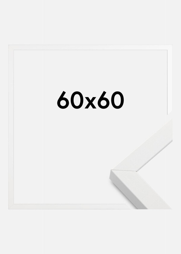 Ramme Amanda Box Hvit 60x60 Cm