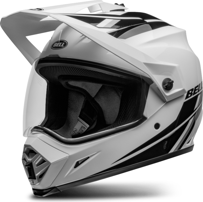 BELL Adventurehjelm MX-9 Adv Mips® Svart-Hvit