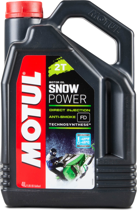 Olje Delsyntetisk 2T Snowpower 4L