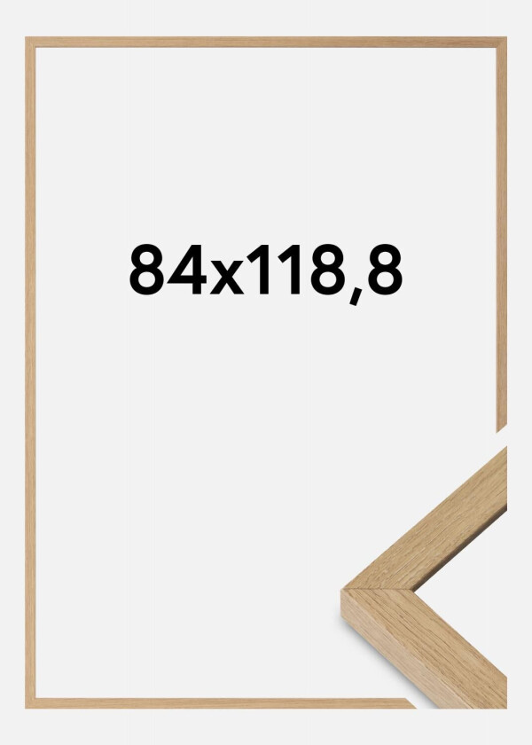 Ramme Hermes Akrylglass Natural Oak 84,1x118,9 Cm (A0)