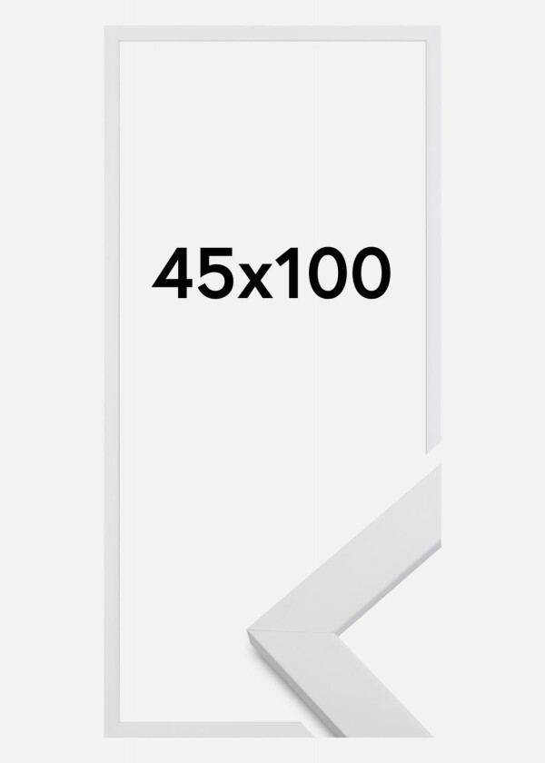 Ramme White Wood Akrylglass 45x100 Cm