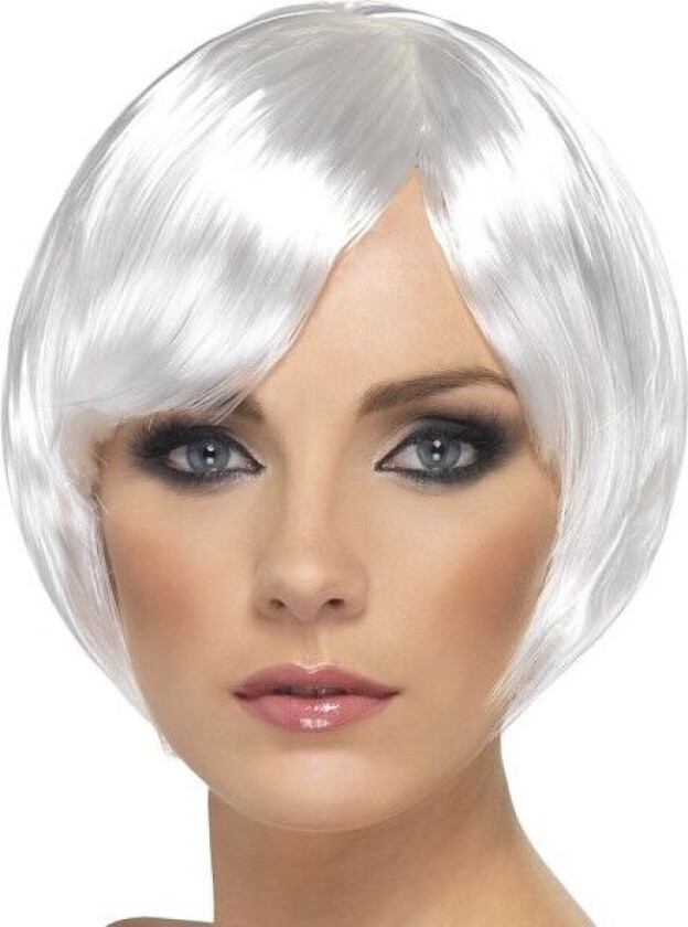 Parykk Babe, hvit