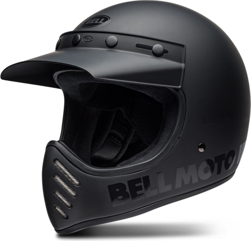 BELL Helhjelm Moto-3 Classic Svart
