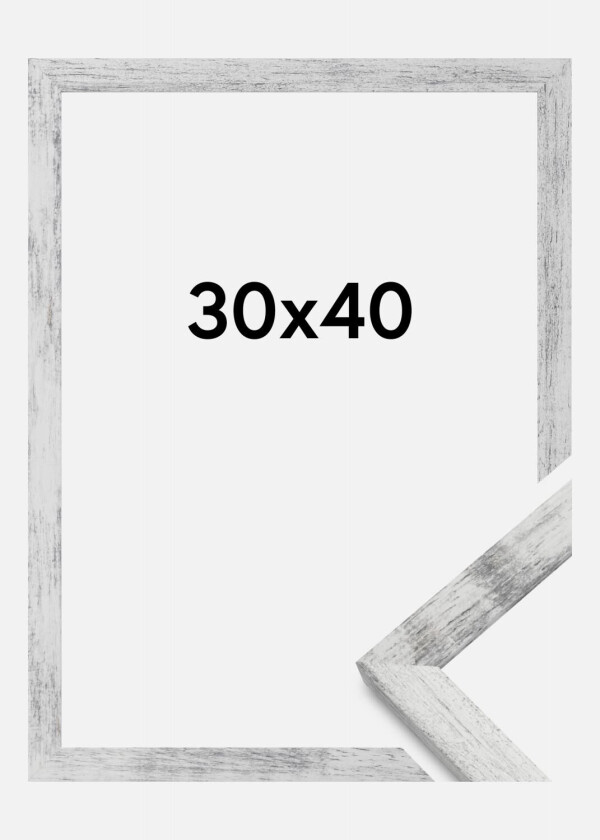 Ramme Fiorito Washed White Oak 30x40 Cm