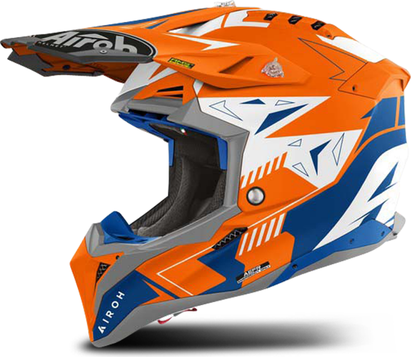 Crosshjelm Aviator 3 Spin Oransje Fluo Matt