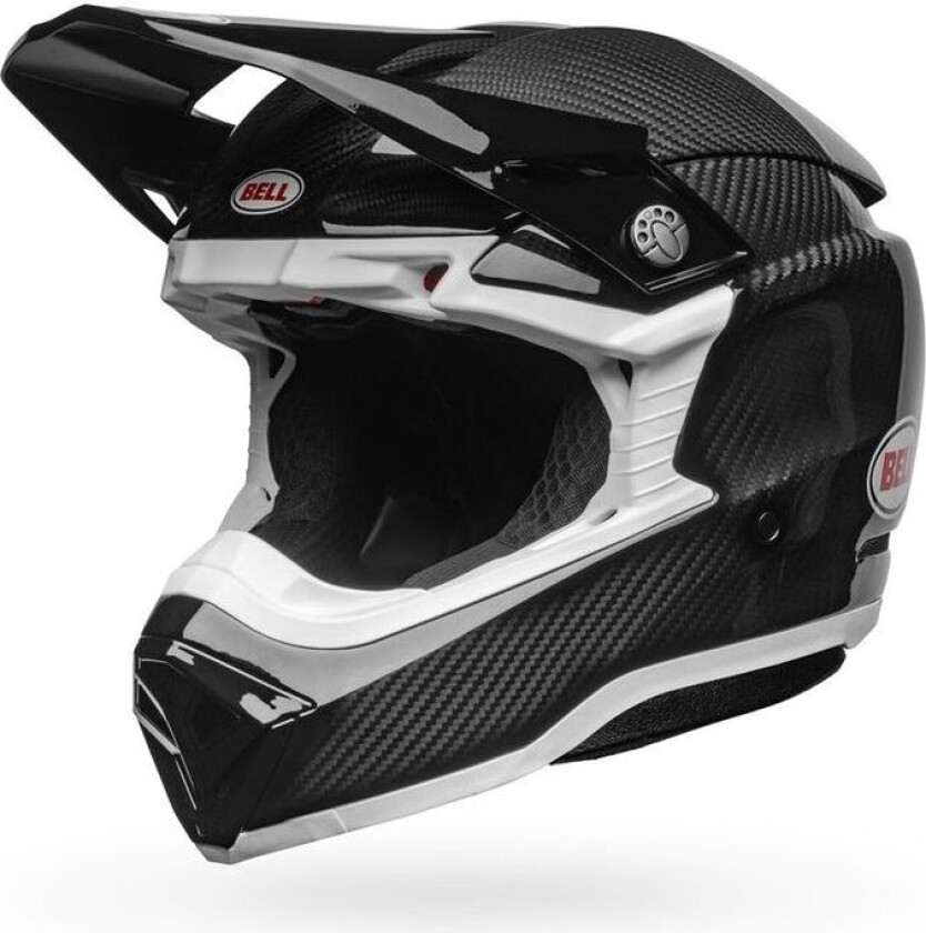 BELL Crosshjelm Moto-10 Mips® Spherical Fasthouse BMF Blank Svart-Hvit