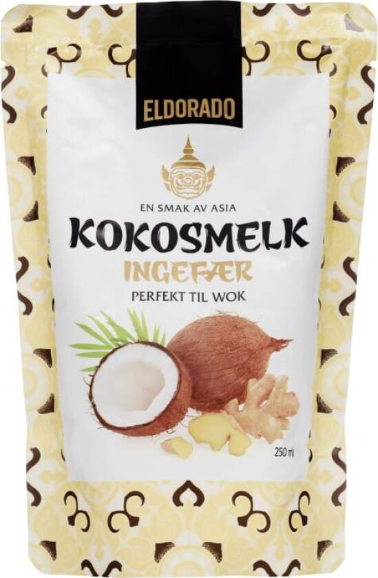Kokosmelk Ingefær 250ml