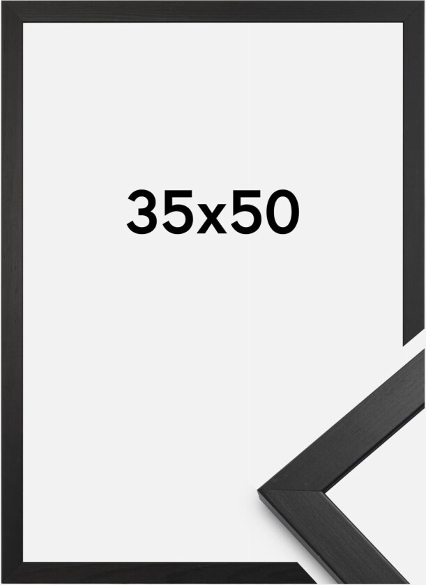 Ramme Stilren Svart 35x50 Cm
