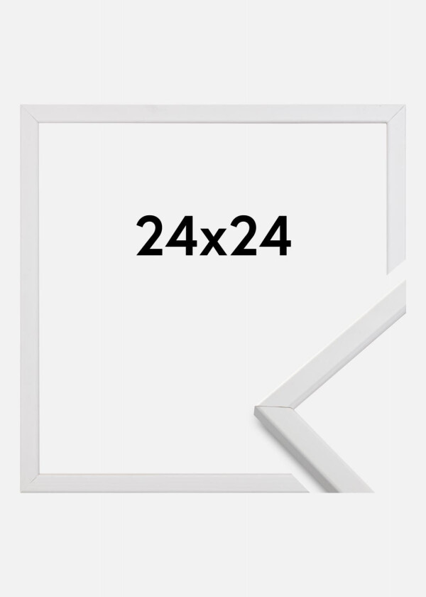 Ramme Galant Akrylglass Hvit 24x24 Cm