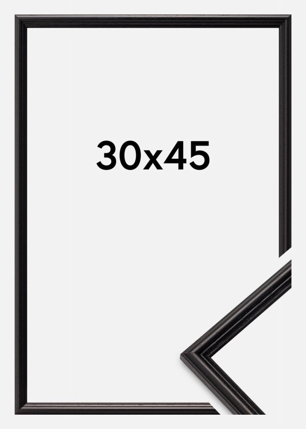 Ramme Horndal Akrylglass Svart 30x45 Cm