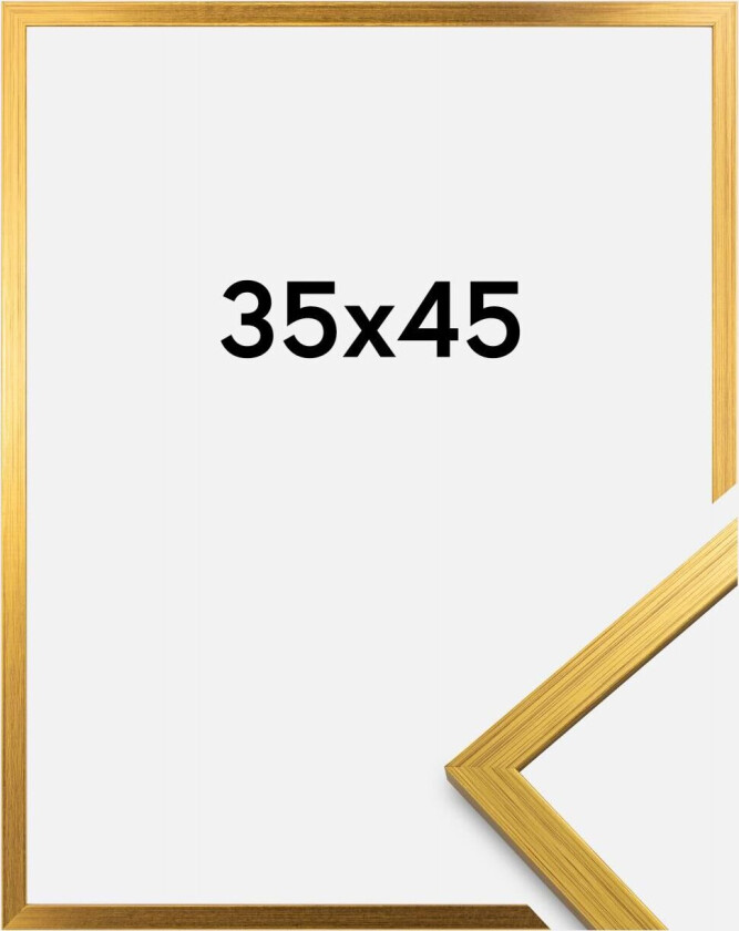 Ramme Edsbyn Akrylglass Gull 35x45 Cm