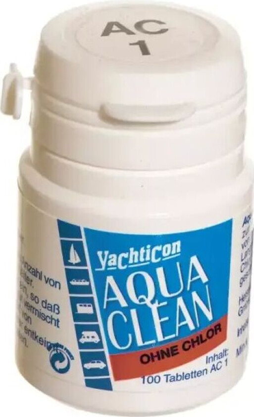 YACHTICON Vannrensemiddel Aqua Clean Quick 100tab 1tab/1l
