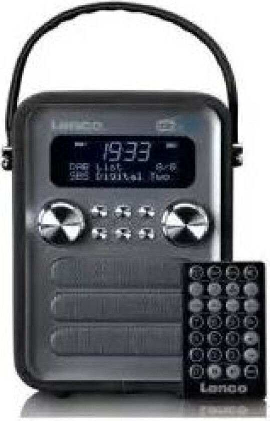 Dab Radio Lenco Oppladbar M/bluetooth