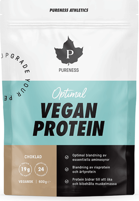 Athletics Optimal Eko Vegansk Protein 600 g Sjokolade