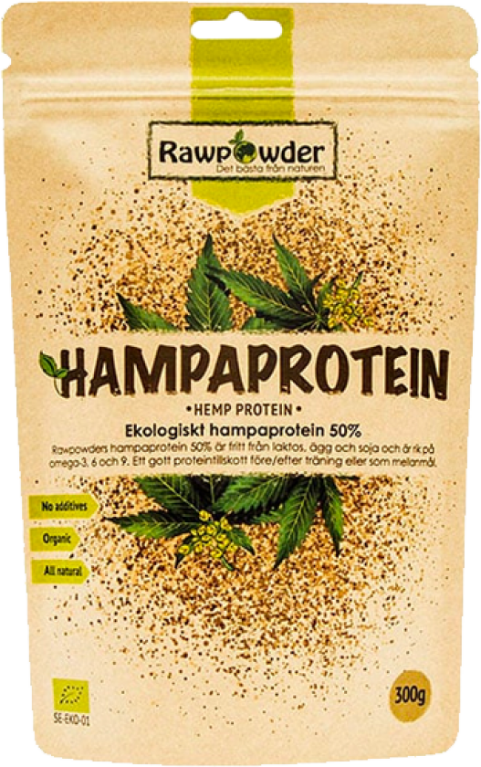 Økologisk Hamp Protein 50% 300 g
