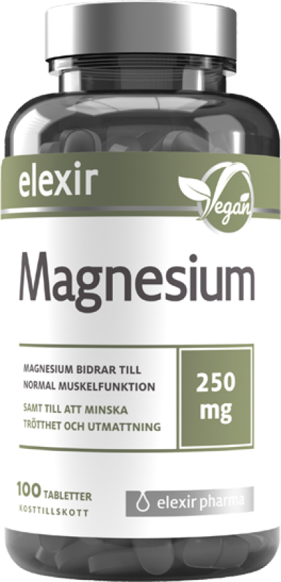 Magnesium 250mg 100 tabletter