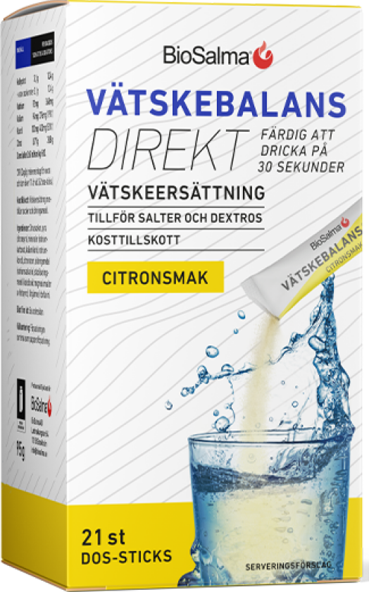 Bilde av Væskebalanse Direkt Sitron Sticks 21 st