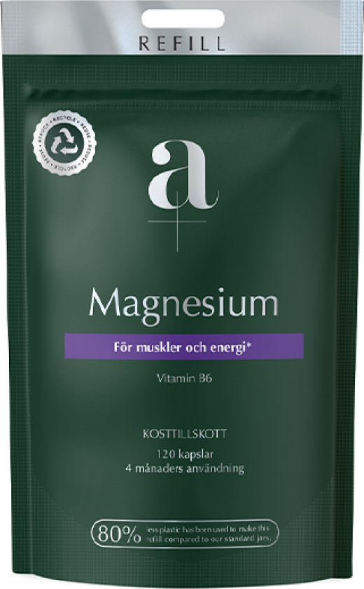 Magnesium 120 kapsler Refill