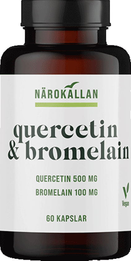 Quercetin & Bromelain 60 kapslar