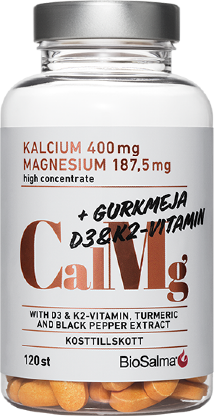 Kalsium og Magnesium 120 tabletter