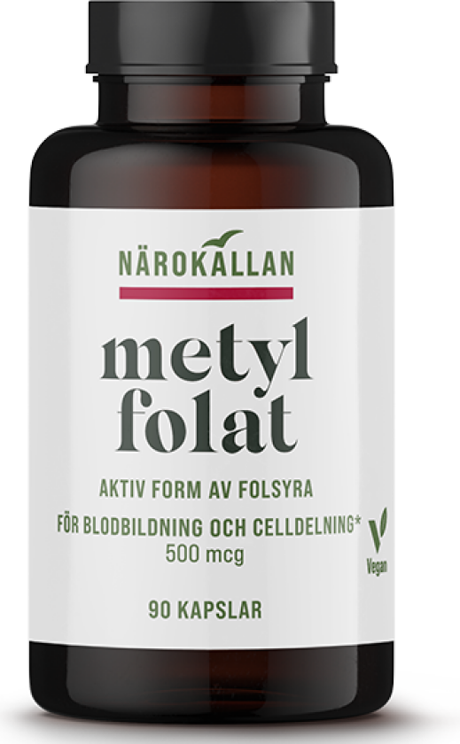 Metylfolat 90 kapsler