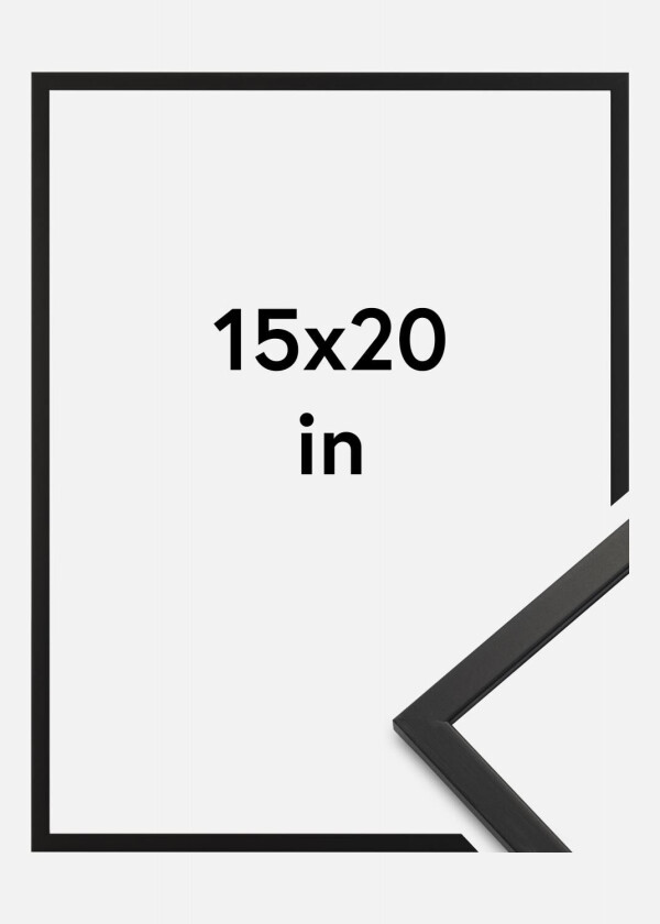 Ramme Edsbyn Svart 15x20 Inches (38,1x50,8 Cm)