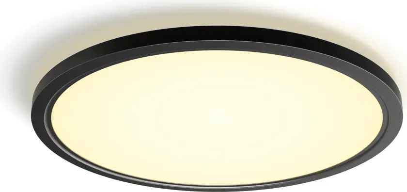 Hue White ambiance Tento rund WA LED-takpanel, 54,2 cm svart