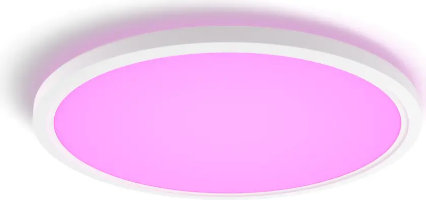 Hue White and color ambiance Tento rundt WCA LED-takpanel, 54,2 cm hvitt