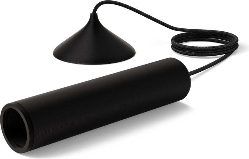 Hue Pendelsnor for glødepærer, stor, svart